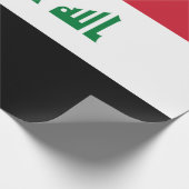 Iraakse vlag cadeaupapier (Hoek)