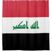 Iraakse vlag douchegordijn (Voorkant)