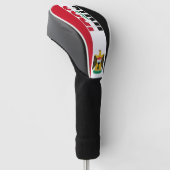 Iraakse vlag: een prachtig patriottisch golfheadcover (Schuin)