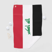 Iraakse vlag golfhanddoek (Insitu)