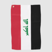 Iraakse vlag golfhanddoek (Voorkant)