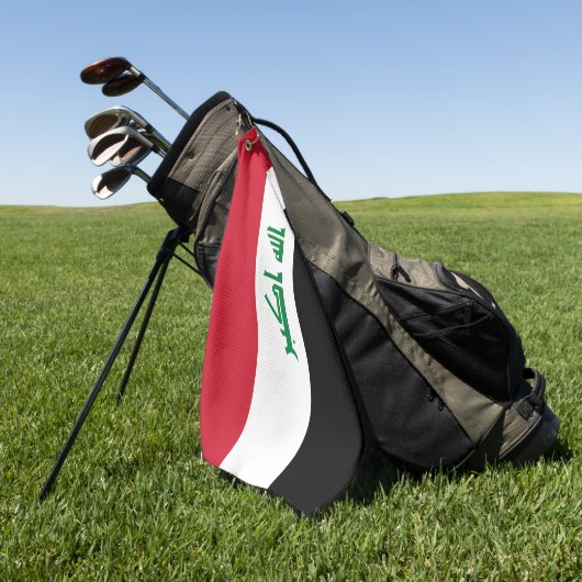 Iraakse vlag golfhanddoek (Groen)