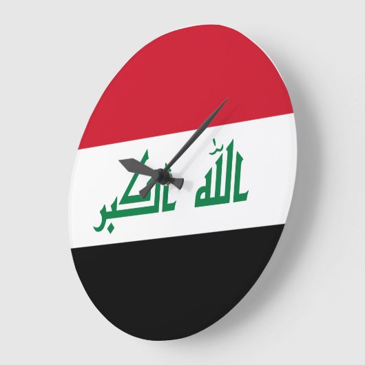Iraakse vlag grote klok (Hoek)