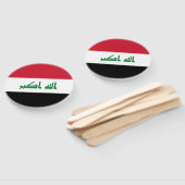 Iraakse vlag handwaaier (Niet-gemonteerd)