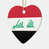 Iraakse vlag Heart Ornament (Links)