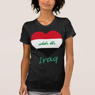 Iraakse vlag Heart T-shirt