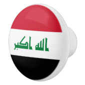 Iraakse vlag keramische knop (Rechts)