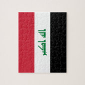 Iraakse vlag legpuzzel (Verticaal)