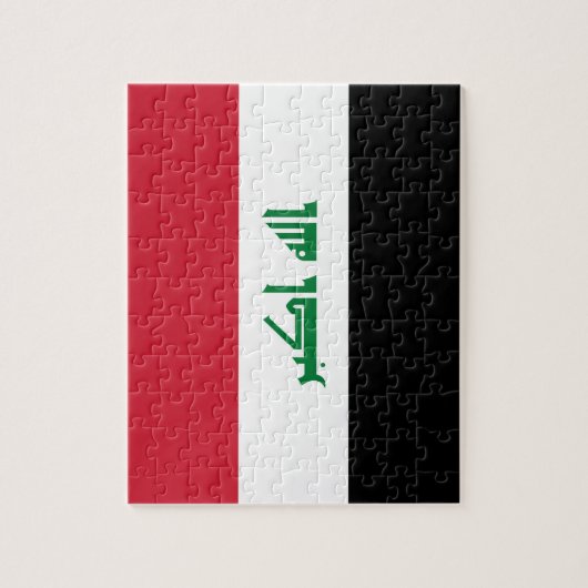 Iraakse vlag legpuzzel (Verticaal)