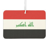 Iraakse vlag luchtverfrisser (Achterkant)