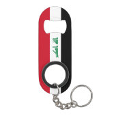 Iraakse vlag mini flessenopener (Achterkant)
