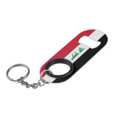 Iraakse vlag mini flessenopener (Voorkant Gekanteld)