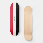 Iraakse vlag persoonlijk skateboard (Voorkant)