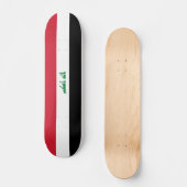 Iraakse vlag persoonlijk skateboard (Voorkant)