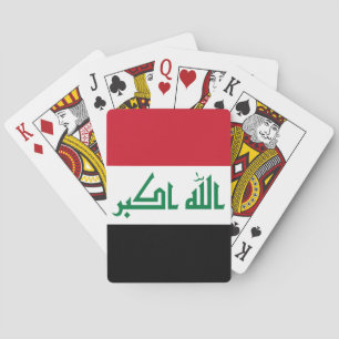 Iraakse vlag pokerkaarten