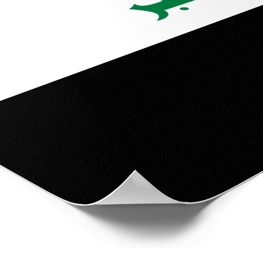 Iraakse vlag poster (Hoek)