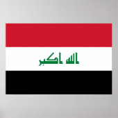 Iraakse vlag poster (Voorkant)
