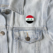 Iraakse vlag ronde button 3,2 cm (In situ)