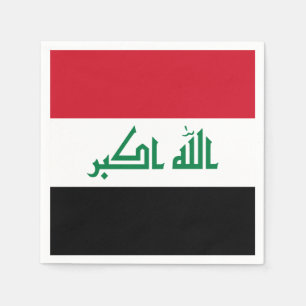 Iraakse vlag servetten