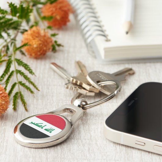 Iraakse vlag sleutelhanger (Zijkant)