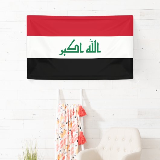 Iraakse vlag spandoek (Insitu)