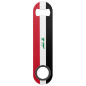 Iraakse vlag speed flessenopener (Achterkant)