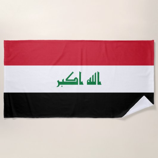 Iraakse vlag strandlaken (Voorkant)