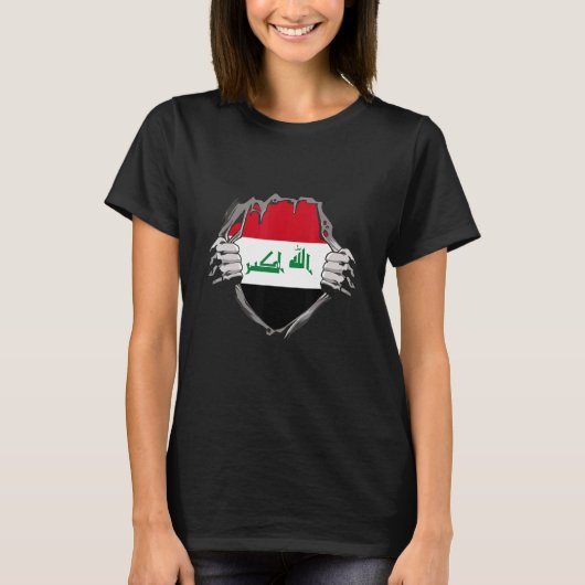 Iraakse vlag t-shirt (Voorkant)