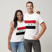 Iraakse vlag t-shirt (Unisex)