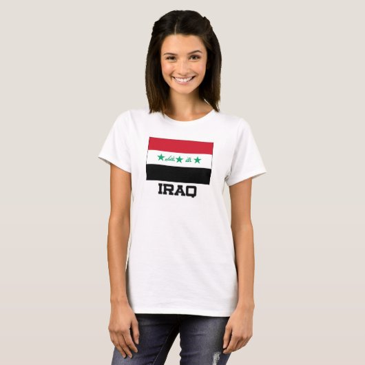 Iraakse vlag t-shirt (Voorkant volledig)