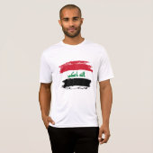 Iraakse vlag t-shirt (Voorkant volledig)