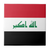 Iraakse vlag tegeltje (Voorkant)