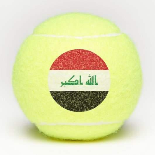 Iraakse vlag tennisballen (Voorkant)