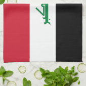Iraakse vlag theedoek (Gevouwen)