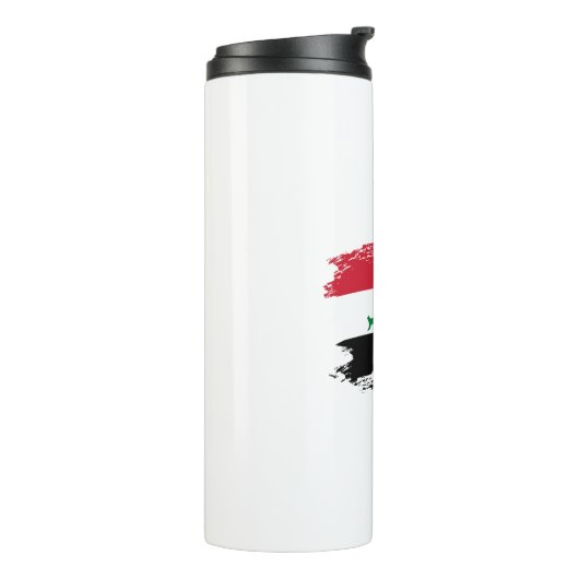 Iraakse vlag thermosbeker (Gedraaid links)