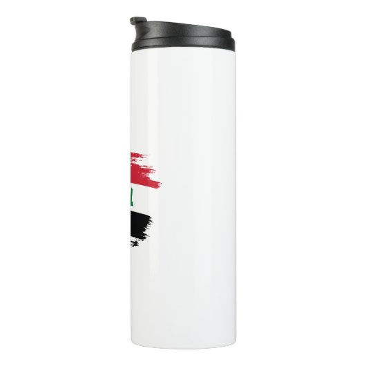 Iraakse vlag thermosbeker (Geroteerd rechts)
