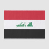 Iraakse vlag tissuepapier (Voorkant)