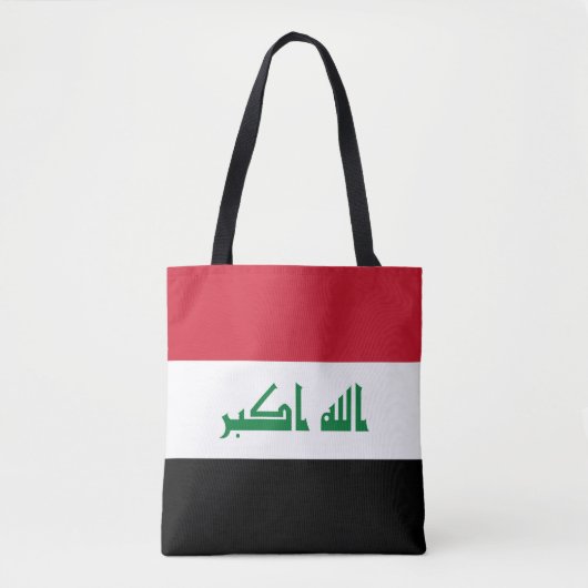 Iraakse vlag tote bag (Voorkant)