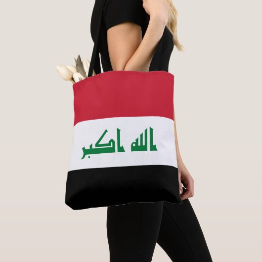 Iraakse vlag tote bag (Dichtbij)