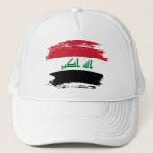 Iraakse vlag trucker pet (Voorkant)