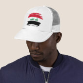 Iraakse vlag trucker pet (In situ)