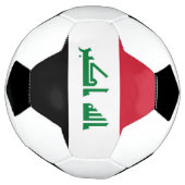 Iraakse vlag voetbal (Gedraaid)