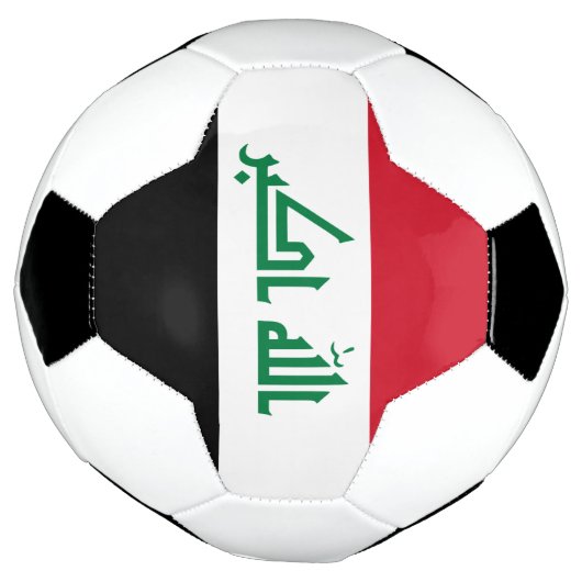 Iraakse vlag voetbal (Gedraaid)