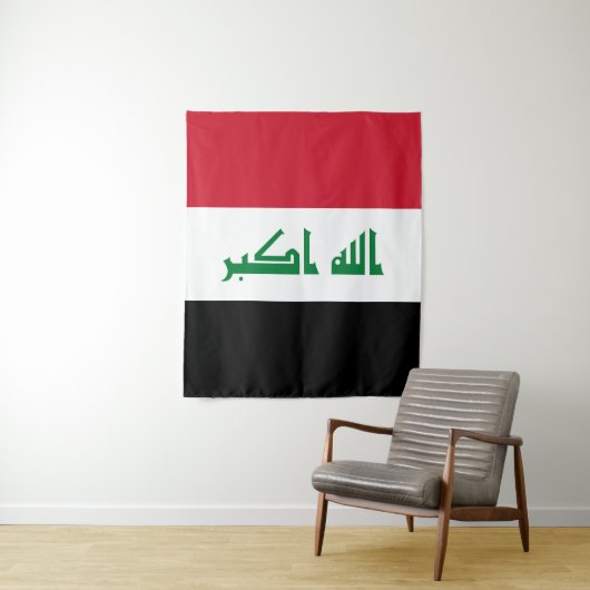 Iraakse vlag wandkleed (In situ)