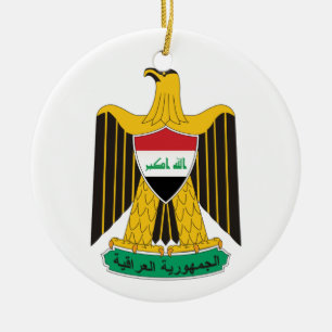 Iraakse wapenschild keramisch ornament