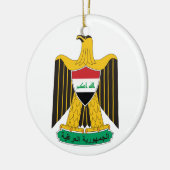 Iraakse wapenschild keramisch ornament (Links)
