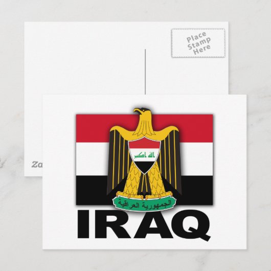 Iraakse wapenstilstand briefkaart (Voorkant / Achterkant)