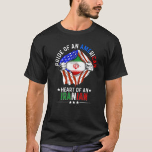 Iraans Amerikaans-Amerikaans Pride Buitenlandse La T-shirt