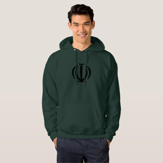 Iraans embleem hoodie (Voorkant volledig)