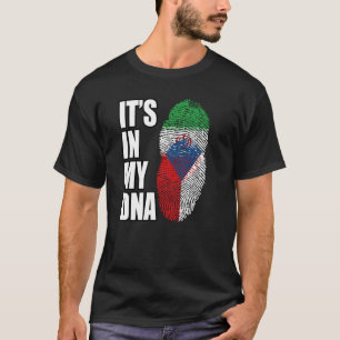 Iraans en Tsjechisch Mix DNA-vlaggenerfgoed T-shirt